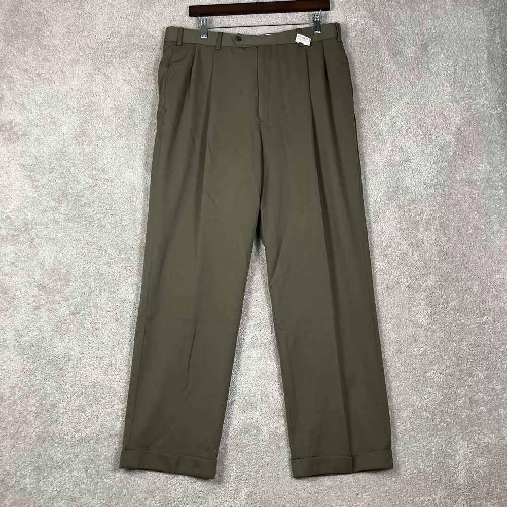 100% Wool Brooks Brothers Olive Green Men’s Dress Pants